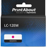 Cartouche compatible Brother LC-12EM - Magenta