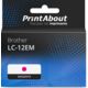 Cartouche compatible Brother LC-12EM - Magenta