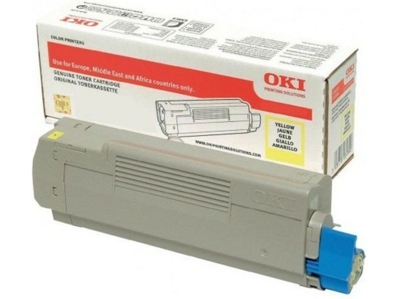 Oki 43459329 Toner yellow C3300 C3400 C3450 C3600 HC Plus ohne OVP D