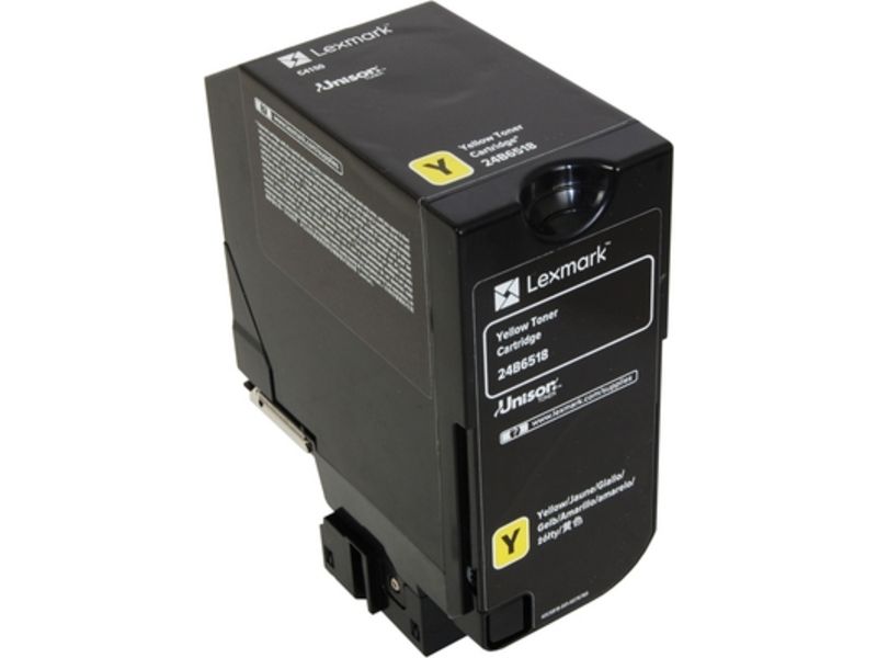 Lexmark 24B6518 Toner Geel