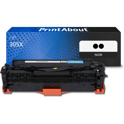 Toner compatible HP 305X (CE410XD) - 2x Noir - Grande capacité - Multipack