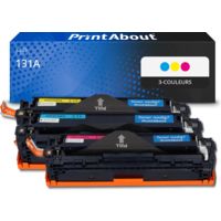 Toner compatible HP 131A (U0SL1AM) - 3-couleurs - Multipack