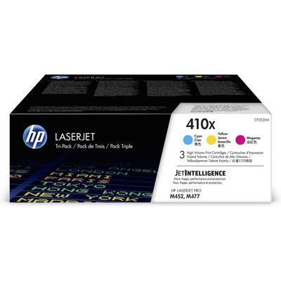 HP 410X (CF252XM) - 3-couleurs - Toner - Grande capacité - Multipack