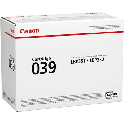 Canon 039 BK  - Noir - Toner