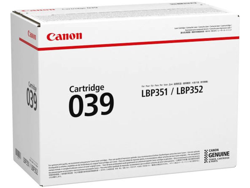 Canon 039 BK Toner Zwart