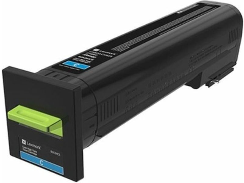Lexmark - À rendement élevé - cyan - original - cartouche de toner LCCP, Entreprise Lexmark - pour Lexmark CX820de, CX820dtfe, CX825de, CX825dte, CX825dtfe, CX860de, CX860dte, CX860dtfe