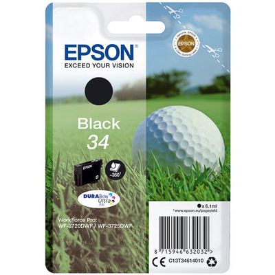 Epson 34 (C13T34614010) - Noir - Cartouche d'encre