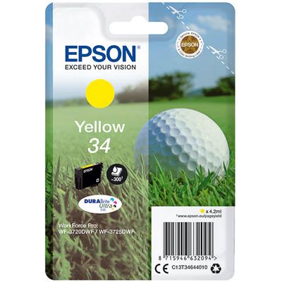 Epson 34 (C13T34644010) - Jaune - Cartouche d'encre