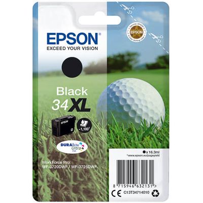 Epson 34XL (C13T34714010) - Noir - Cartouche d'encre - Grande capacité