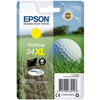 Epson 34XL (C13T34744010) - Jaune - Cartouche d'encre - Grande capacité
