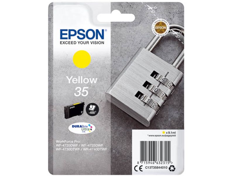 Epson 35 (C13T35844010) Inktcartridge Geel