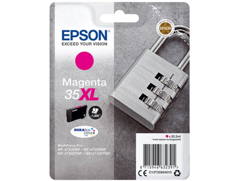 Epson 35XL (T3593) Inktcartridge Magenta Hoge capaciteit