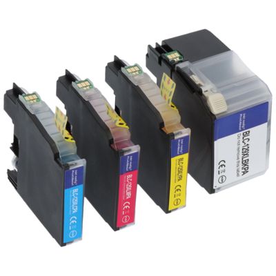 Cartouche compatible Brother LC-129XLVALBP - 4 couleurs - Grande capacité - Multipack