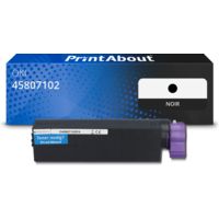 Toner compatible OKI 45807102 - Noir