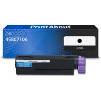 Toner compatible OKI 45807106 - Noir