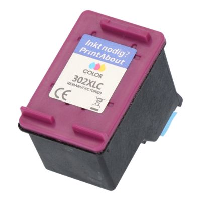 Cartouche compatible HP 302XL (F6U67AE) - 3-couleurs - Grande capacité
