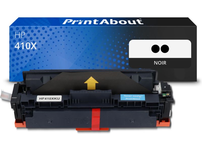 Toner compatible HP 410X (CF410XD) - 2x Noir - Haute capacité - Multipack