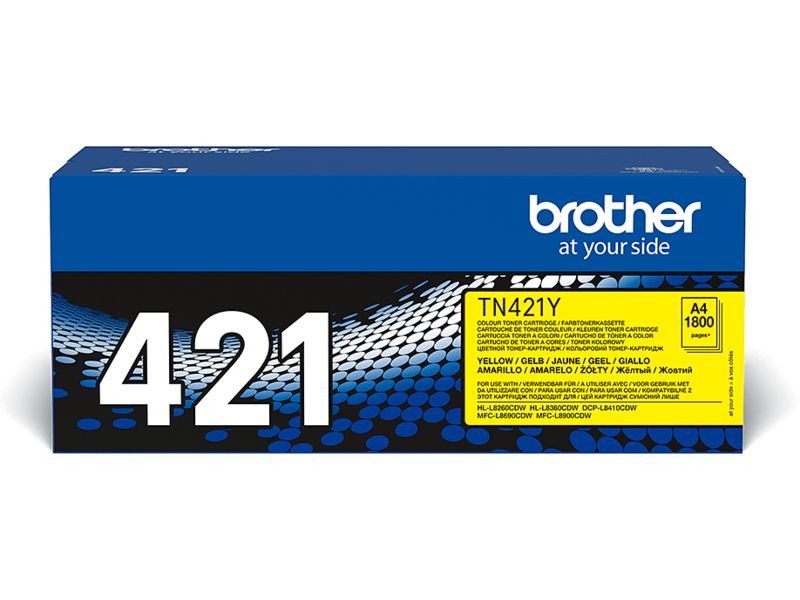 Brother TN-421Y Toner Geel