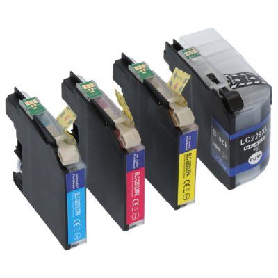 Cartouche compatible Brother LC-229XLVALBP - 4 couleurs - Très grande capacité - Multipack