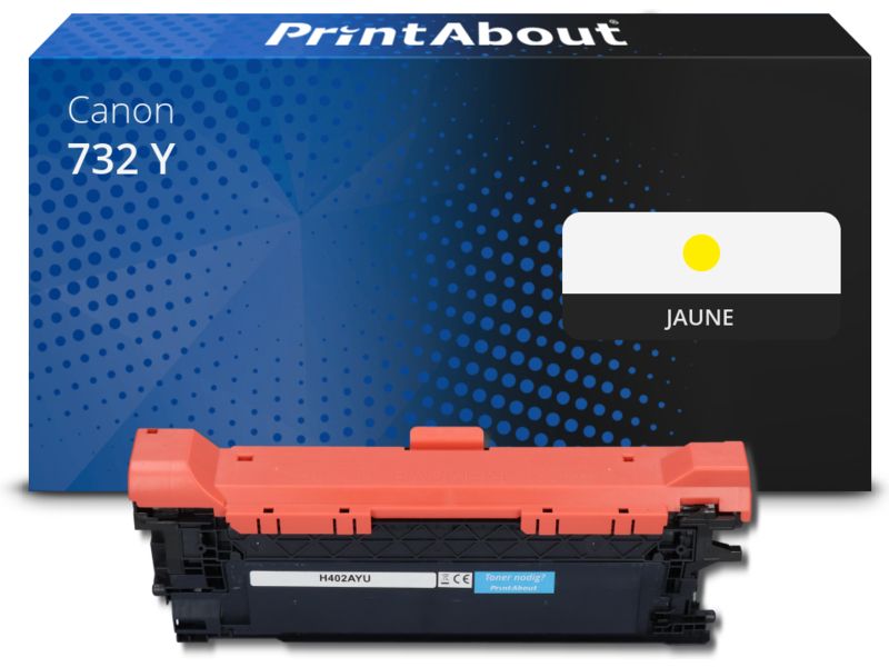 Toner compatible Canon 732 Y - Jaune