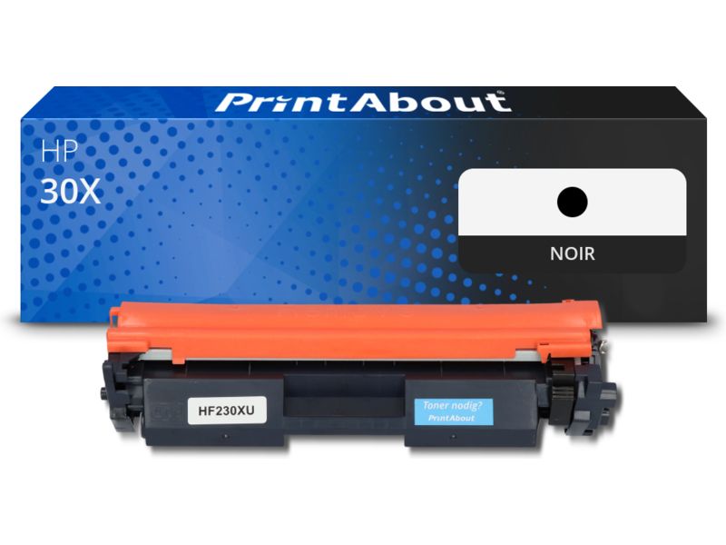 Toner compatible HP 30X (CF230X) - Noir - Grande capacité