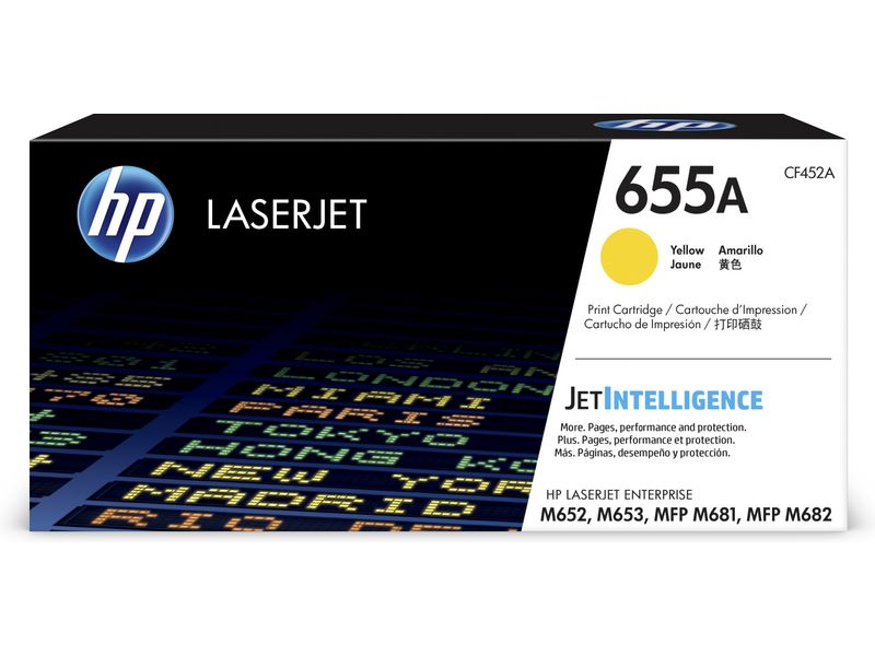 HP 655A (CF452A) Toner Geel