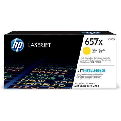 HP 657X (CF472X) - Jaune - Toner - Grande capacité