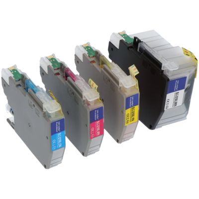 Cartouche compatible Brother LC-3219XLVAL - 4 couleurs - Grande capacité - Multipack