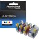 Cartouche compatible Brother LC-3219XLVAL - 4 couleurs - Grande capacité - Multipack