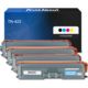 Toner compatible Brother TN-423 - 4 couleurs - Grande capacité - Multipack