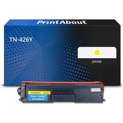 Toner compatible Brother TN-426Y - Jaune - Très grande capacité