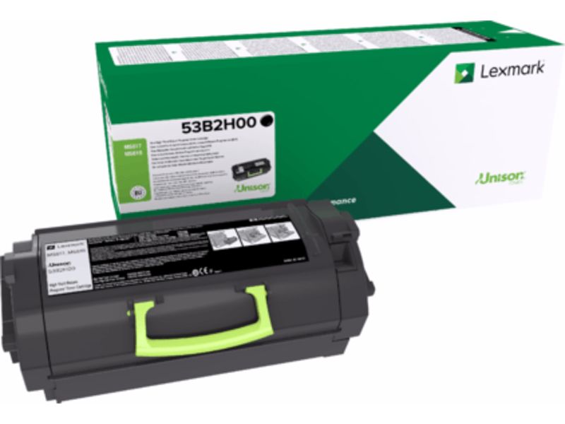 Lexmark 53B2H00 Toner Zwart Hoge capaciteit