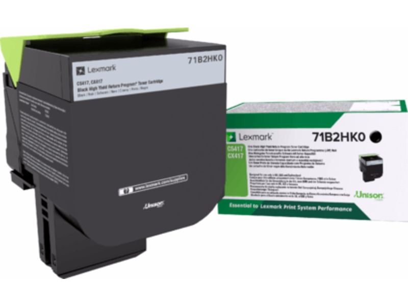 Lexmark 71B2HK0 Toner Zwart Hoge capaciteit