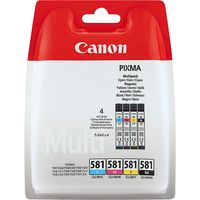 Canon CLI-581 C/M/Y/BK - 4 couleurs - Cartouche d'encre - Multipack