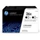 Toner HP 26X (CF226XD) 2x noir haute capacité - Multipack