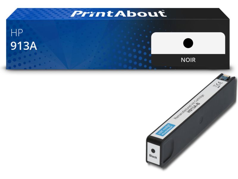 Cartouche compatible HP 913A (L0R95AE) - Noir