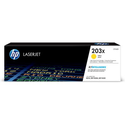 HP 203X (CF542X) - Jaune - Toner - Grande capacité