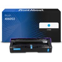 Toner compatible Ricoh 406053 (406097) - Cyan
