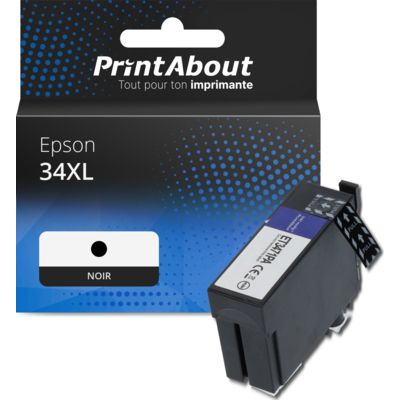 Cartouche compatible Epson 34XL (C13T34714010) - Noir - Grande capacité
