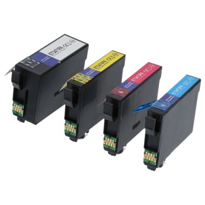 Cartouche compatible Epson 34XL (C13T34764010) - 4 couleurs - Grande capacité - Multipack