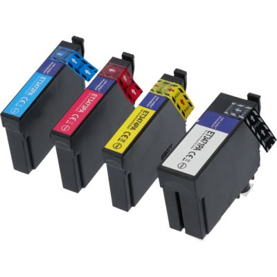 Cartouche compatible Epson 34XL (C13T34764010) - 4 couleurs - Grande capacité - Multipack
