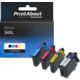 Cartouche compatible Epson 34XL (C13T34764010) - 4 couleurs - Grande capacité - Multipack