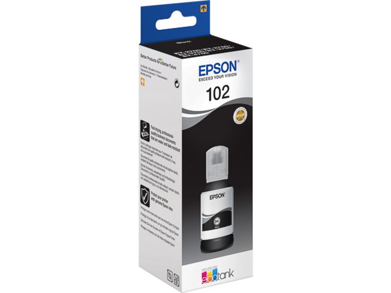 Epson 102 EcoTank Pigment Black ink bottle