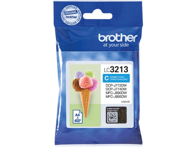 Brother LC-3213C Inktcartridge Cyaan Hoge capaciteit