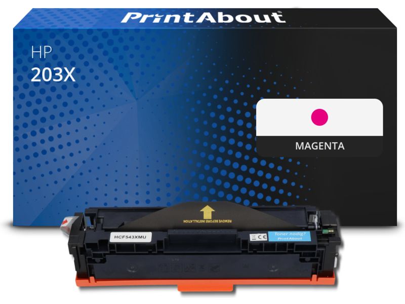 Toner compatible HP 203X (CF543X) - Magenta - Grande capacité
