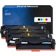 Toner compatible HP 203X (CF540X) - 4 couleurs - Grande capacité - Multipack