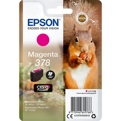 Epson 378 (C13T37834010) - Magenta - Cartouche d'encre