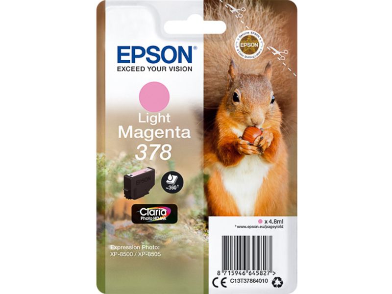 Epson 378 (C13T37864010) Inktcartridge Licht-magenta