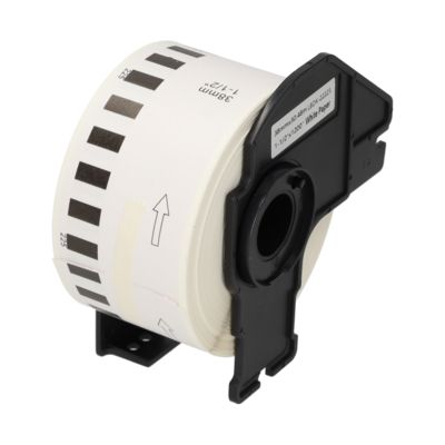 Étiquette compatible Brother DK-22225 - (38 mm) - Noir sur blanc