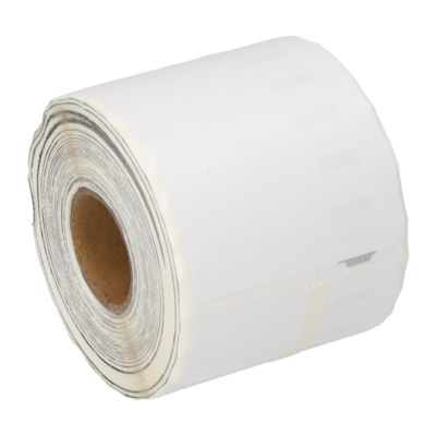 Étiquette compatible Dymo 99015 - (54 mm x 70 mm) - Noir sur blanc